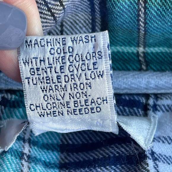 Cuffys Sweater Adult Medium Gray Plaid Whale Cape Cod Full Zip Sweatshirt - Picture 6 of 10